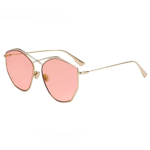 Christian Dior STELLAIRE4 Rose Gold Geometric Sunglasses - Picture 2 of 6